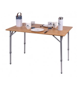 Table pliable bambou -...