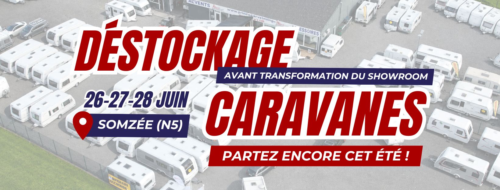 Événement déstockage caravanes