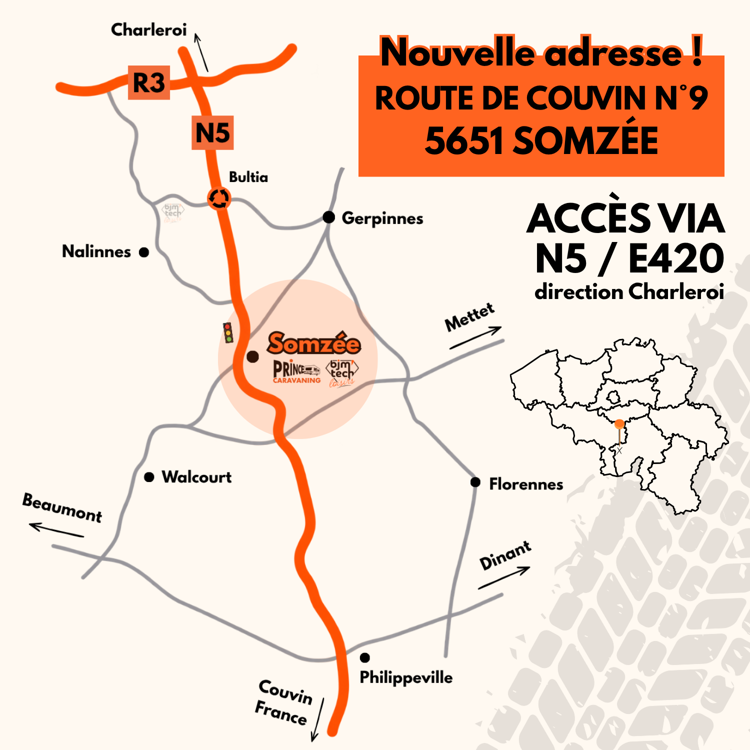 BJM'Tech Loisirs - Nouvelle adresse à Somzée