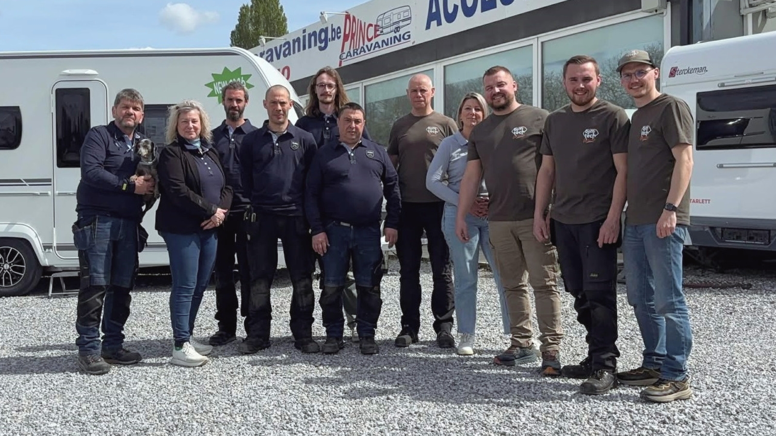 Équipes BJM’Tech Loisirs et Prince Caravaning