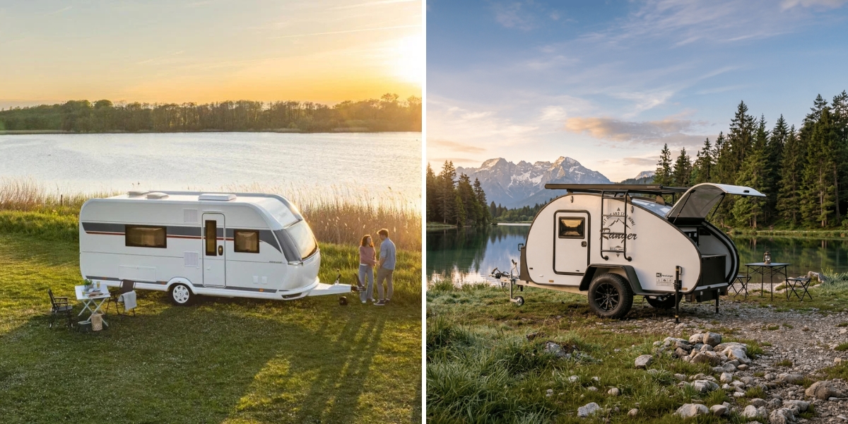 Caravanes pour le camping, le bivouac et les voyages en autonomie