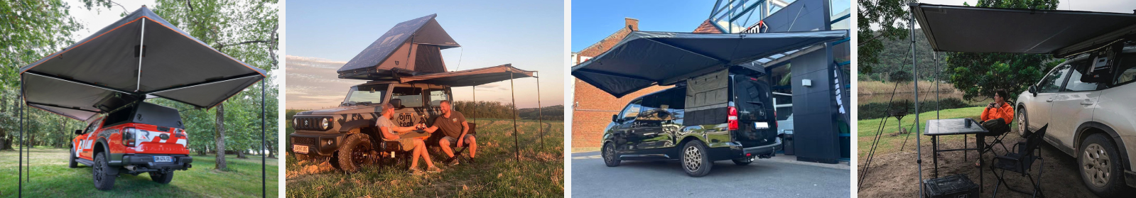 Auvents Awning pick-up camionette voiture autoportant 180 270 450