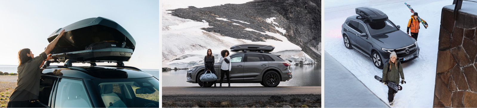 Coffres de toit Thule Motion 3, Force 3, Vector