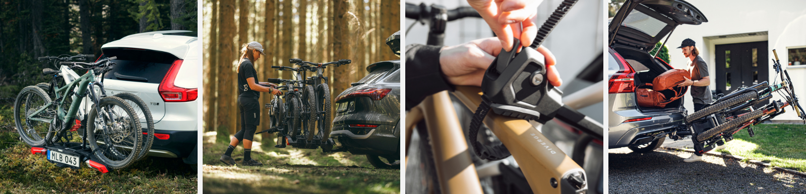 Porte-vélos Thule sur boule d’attelage