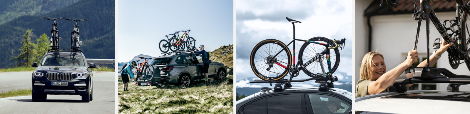 Porte-vélos Thule pour installation sur le toit